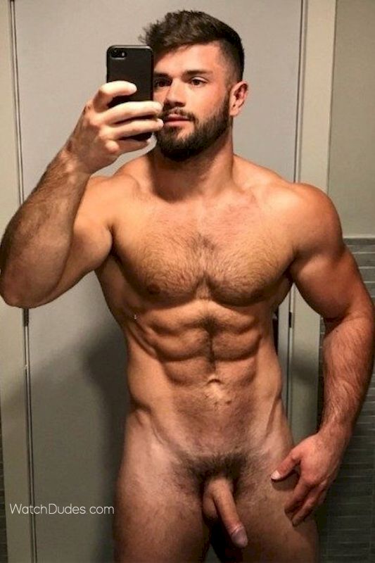 Latina Fitness Model Naked Selfie - Naked Guys Selfies - Straight Guys Naked