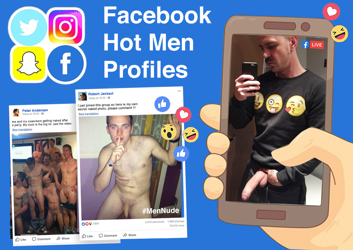 Chubby Nude Facebook - Facebook Hot Men Profiles - Straight Guys Naked