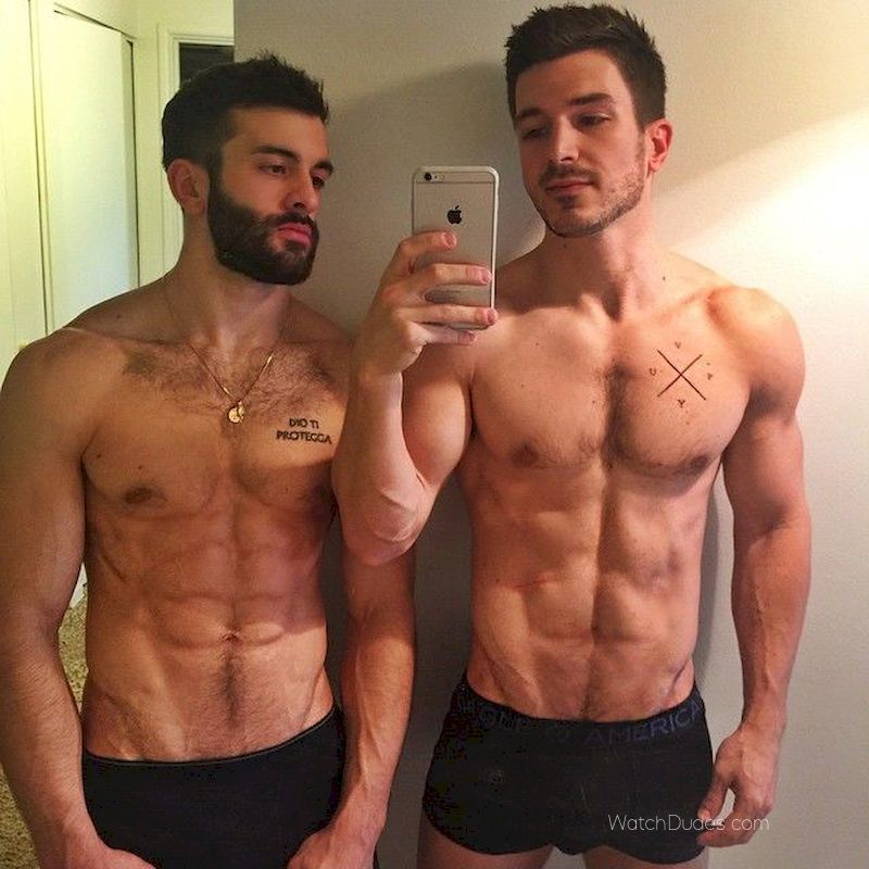 These hot guys started posting naked pictures on his Instagram account and they has been featured on many hot guys on Instagram lists, they usually get tons of likes and comments from straight men and gays